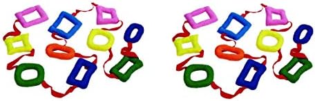 Excellerations Shapes Walking Rope for Kids Classroom Supplies(14 1/2' Long) (2 Pack)