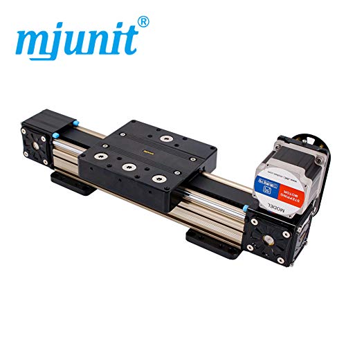 mjunit MJ80 with 1500mm stroke length Timing Pulley Reducer belt drive linear actuator Linear Guide Rail