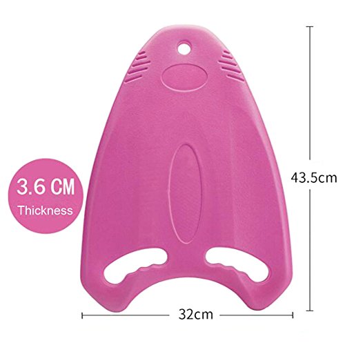 Ailike Swimming Board Shark Kickboard Training Aid Pool Toys for Kids Adults (Pink+Yellow)