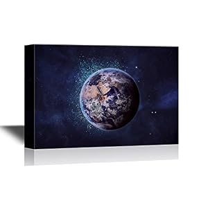 Astronomy Planet Earth Viewed from The Outer Space
