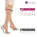Fytto 1020 Opaque Compression Socks for Professionals 15-20 mmHg - Graduated Medical Support for Flight, Travel, DVT and Edema - Large, Nude