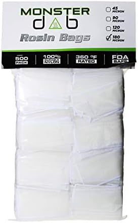 2" x 4" 180 Micron Monster Dab Rosin Bag
