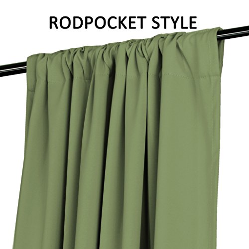 image for Turquoize Full Blackout Curtains for Bedroom Thermal Insulated Window 