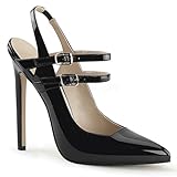 Pleaser Women's Sexy 28 Ankle Strap Slingback Pumps