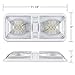 Kohree 12V Led 640LM RV Ceiling Double Dome Light RV Interior Lighting for Trailer Camper with ON/OFF Switch, Natural White 4000-4500K, 48X5050SMD