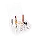 Clear Jewelry and Accessories Tray with Hinged Lid,12 Grids Choice Fun