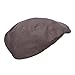 e4Hats.com Men's Linen Summer Ivy Cap - Charcoal M-L