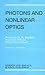 Photons Nonlinear Optics D.N. Klyshko Author