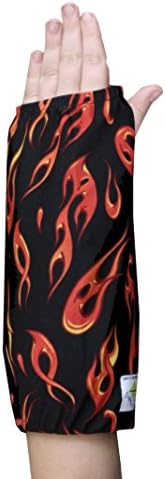 My Recovers Arm Cast Cover Protector, Fashion Cast Cover in Flame for Short Arm Cast or Medical Wrist Brace, Made in USA, Orthopedic Products Accessories (Small)