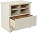 Sauder Harbor View Lateral File, Antiqued White finish