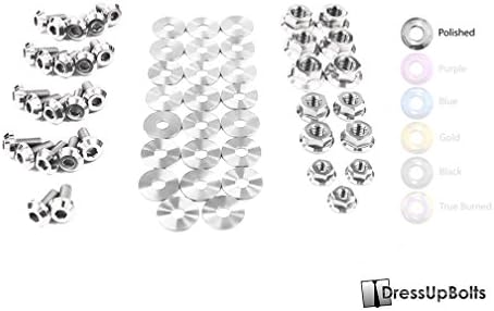 Titanium Dress Up Bolts Engine Bay Kit for Acura RSX (2002-2006) (Polished)