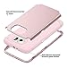 ULAK Galaxy S6 Case, S6 Case, Shock Resistant Hybrid Soft Silicone Hard PC Cover Case for Samsung Galaxy S6, Will NOT Fit S6 Active (Rose Gold)