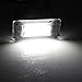 Partsam 2pcs 6000K White Car Truck 18-SMD LED Rear License Plate Lights Lamp for 2006-2014 Mini Cooper R56 R57 R58 R59