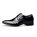 JJyee Men's Formal Oxford Wedding Tuxedo Shoes Lace up
