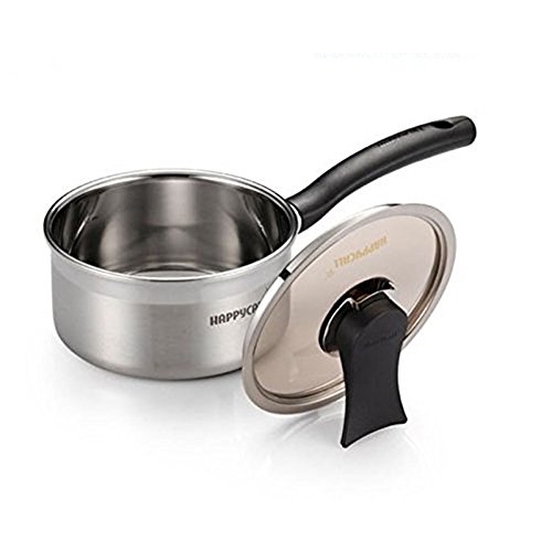 Happycall]3PLY Clad Method Stainless Steel Both Hands Pot,Single Hand