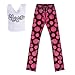 5 Set Doll Clothes Outfit 5 Tops 5 Trousers Pants for Girl's Birthday Gift Xmas Gift