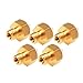 Kamo 5PCS 3D Printer 0.4mm Extruder Brass Nozzle Print Head for Ultimaker 3.0 mm ABS PLA Printer