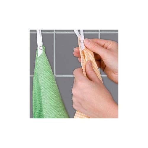 UNIVERSAL CLIP ON HANGING LOOPS FOR HAND TOWELS TEA CLEANING CLOTHS AND DUSTERS eBay