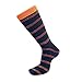 USBingoshop Mens Cotton Argyle Striped Solid Ribbed Black Crew Dress Socks(10-13, Striped-2 Pack of 12)