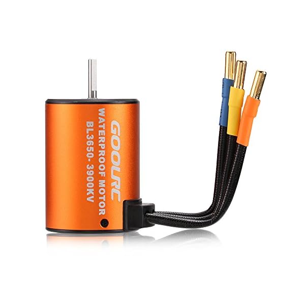 GoolRC Upgrade Wasserdicht 3650 3900KV Brushless Motor mit 60A ESC Combo Set für 1/10 RC Auto Truck – Bild 4