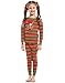 Leveret Kids Christmas Pajamas Boys Girls & Toddler Pajamas 2 Piece Pjs Set 100% Cotton (4 Years, Santa Red/Green)