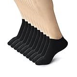 David Archy Men's Low Cut Cotton Mesh Breathable Rib Stretchy Casual Ankle Socks Pack Of 5/6 (10-13, Navy Blue)