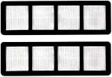 Green Label 2 Pack Replacement HEPA Filter EF-6 for Eureka Upright Vacuum Cleaners (Compares to 83091-1)