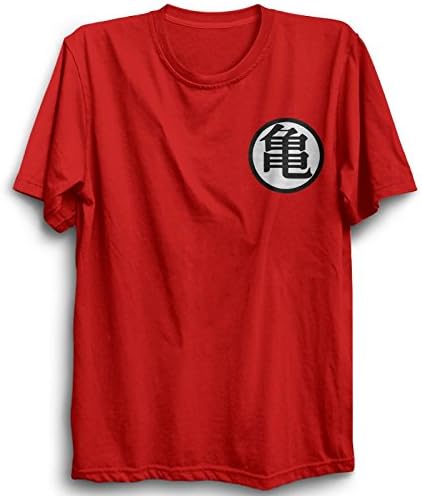GameReserves Unisex Dragon Ball Z Kame Symbol Half Sleeve Red 100% Cotton Tshirts