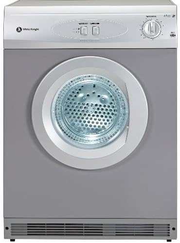White Knight WK44AS Large Reverse Action Vented Tumble Dryer in Silver [Energy Class C]