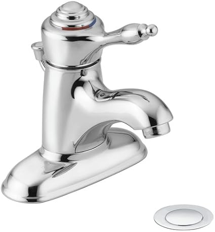 Moen L4612 Castleby Single Handle Lavatory Faucet With Drain