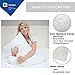 Handua King Size Pillow | Shredded Memory Foam Pillow | Back, Stomach, Side Sleeper | Adjustable Bed Pillow for Sleeping | Hotel Down Alternative with Hypoallergenic Cooling Bamboo Pillow Cover
