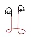 Bluetooth Headphones Sport,Honshoop Bluetooth In-Ear Headset/Earphone V4.1 Sweatproof Bass Earbuds with HD Mic for Gym,Compatible with iPhone,Samsung and Other Smartphones - Red