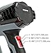 WORKPRO Heat Gun, Heavy Duty Hot Air Gun 1500W 122°F-1112°F(50°C-600°C) Variable Temperature Control,3 Modes with Four Metal Nozzle Attachments(UL)