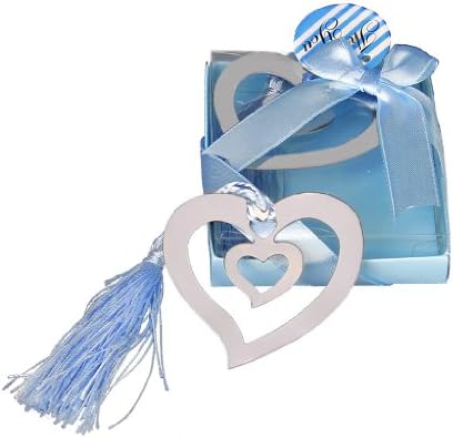 Wedding Favors Hollow Hearts Bookmark Party Favors Stainless Steel w/Tassels