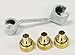 Viega Manabloc Install Kit - (1) Viega 50631 3/8-Inch and 1/2-Inch Manabloc Wrench and (3) Viega 46414 3/4-Inch by 1-Inch Crimp x Manabloc Supply Adapter - PureFlow Lead Free Brass Model: 50631-46414