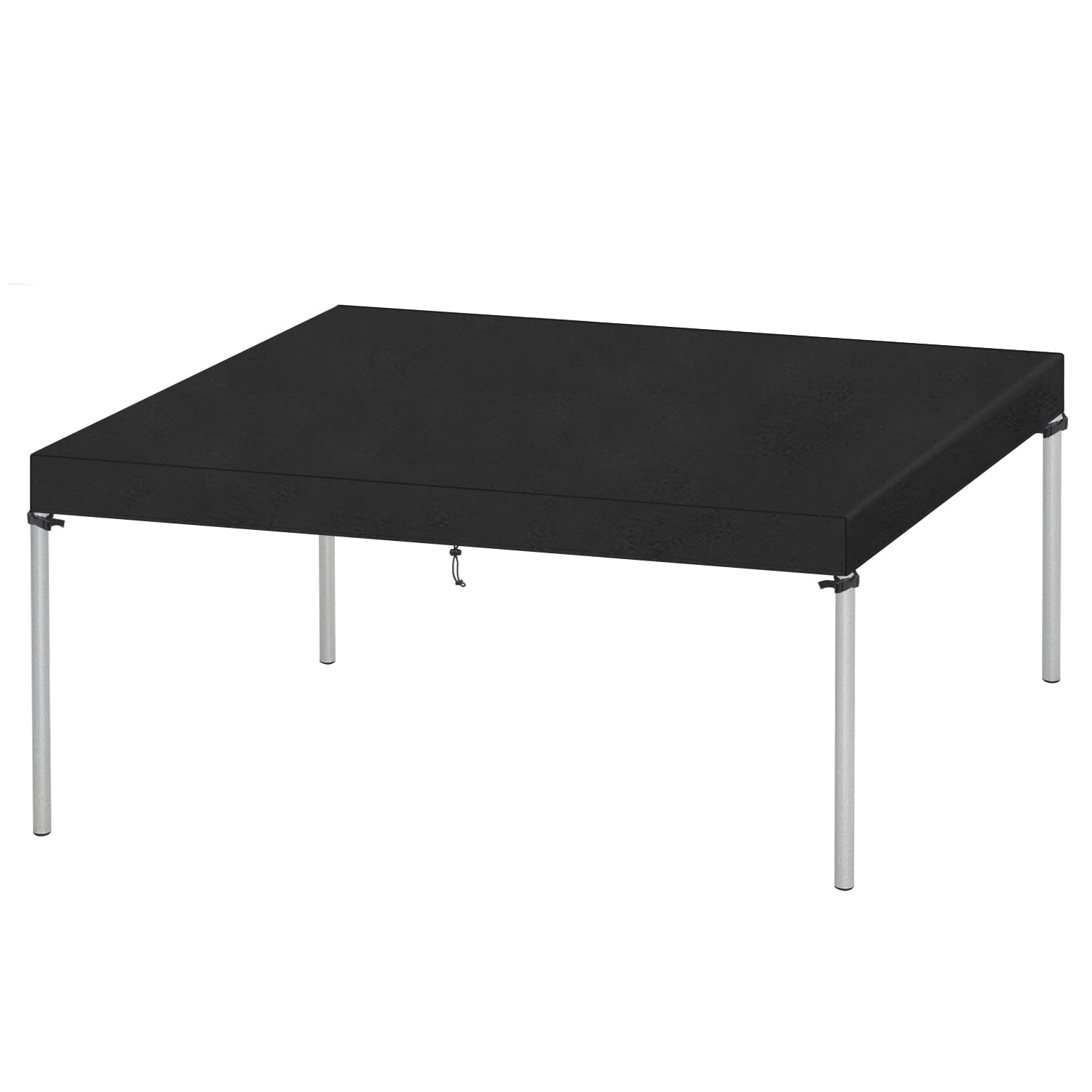 VANSHEIM Outdoor Table Top Covers Waterproof Table Cover Outdoor Furniture Cover Windproof Garden Table Cover 420D Oxford Fabric 210x100x15cm