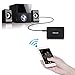 Poweradd Bluetooth 4.0 Receiver Wireless Audio Adapter with Apt-X Technology, Built-in Battery (1300mA), 3 Enhanced Modes and 3.5mm Stereo Output for Headphones/Home / Car Audio System