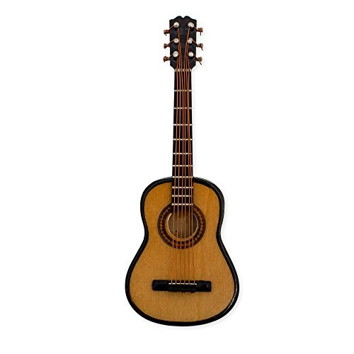 Steel String Guitar Miniature Replica Magnet, Size 4 inch