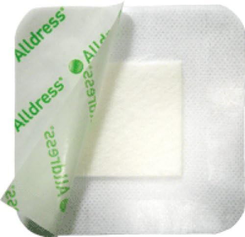 Molnlycke Healthcare Alldress Self-adherent Composite Dressing 6" x 6", Highly Absorbent, Moisture-proof (Box of 10 Each)