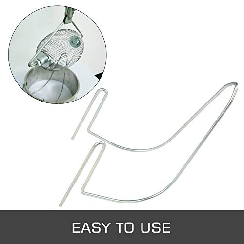 Happibuy Tennis Ball Picker 40 Balls Hopper Mover Tennis Ball Retriever Collector Pick Tennis Ball Picker Upper Tennis Hopper Tennis Ball Basket Tennis Ball Hopper for Tennis (Oval) - Thumbnail 3