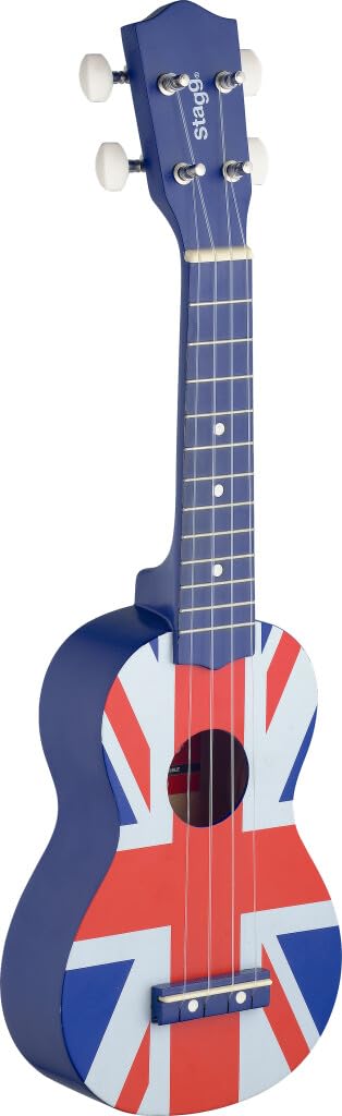 Stagg US-FLAG Soprano Ukulele UK flag.
