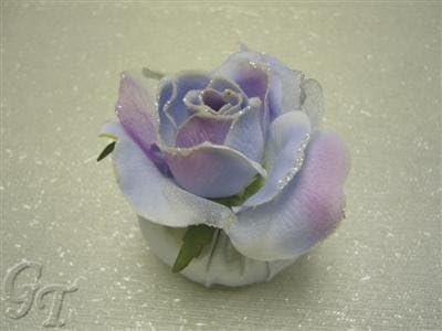 GT Decorations Wedding Table Gift: 6 Rose Scented Sachets with Velvet Rose Flower (Lilac) from