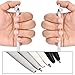 Leinuosen 14 Pieces Cartoon Gel Pen with Cat Dog Shape Decoration Roller Ball Pen Stationery Office Supplies for Writing
