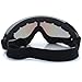 TOOGOO(R) Adult Motocross Motorcycle Dirt Bike ATV MX Off-Road Goggles Multicolour Lens with Black Frame