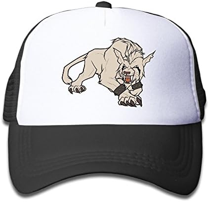 Custom Adjustable Two-toned WOW CAT Baseball Visor Cap Black