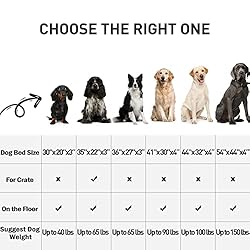 MIHIKK Waterproof Dog Beds Large Sized Dog
