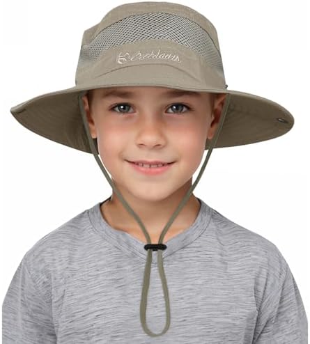 American Trends Kids Sun Hat Outdoor UPF 50+ Boys Sun Hats Wide