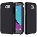 For Samsung Galaxy J3 Emerge / J3 Prime / J3 Mission / J3 Eclipse / J3 2017 / J3 Luna Pro / Sol 2 / Amp Prime 2 / Express Prime 2 Case, OEAGO Shockproof Drop Protection Rugged Armor Case Cover (Black)