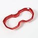 BORUIEN ABS Water Cup Bottle Holder Frame Ring Trim Cover for Jeep Renegade 2015 2016 2017 (Red)