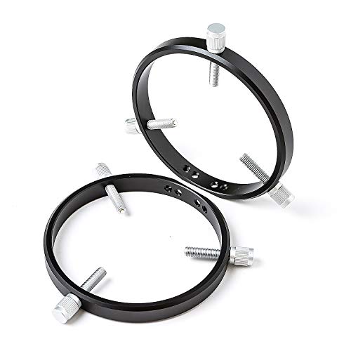 Meoptex Adjustable Guiding Scope Rings for Telescope Tube Diameter or Finders 76 to 127mm